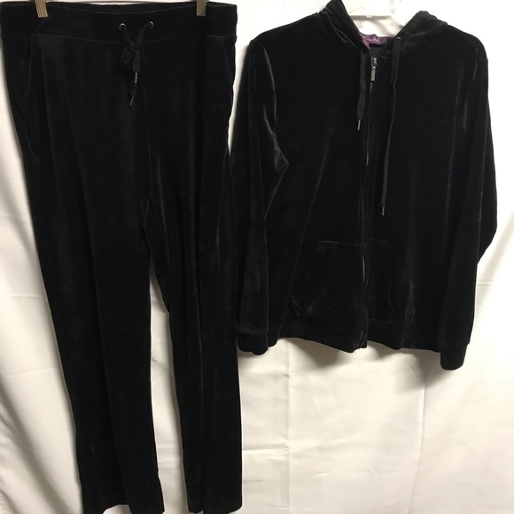 gloria vanderbilt velour sweatpants